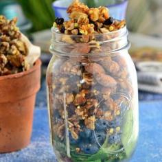 
                    
                        Spinach Blueberry Salad in a Jar #glutenfree
                    
                
