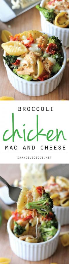 
                    
                        Broccoli Chicken Mac and Cheese
                    
                