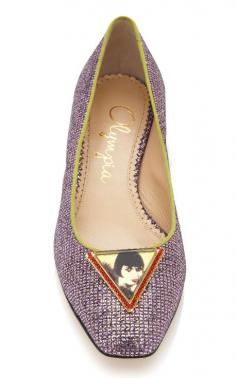 
                    
                        Hollywood Pink Starlet Flat by Charlotte Olympia for Preorder on Moda Operandi
                    
                