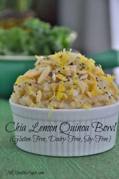 
                    
                        Chia Lemon Quinoa Bowl {Gluten-Free, Dairy-Free, Soy-Free} #glutenfree
                    
                