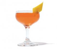 
                    
                        Mae Rose cocktail (gin, vermouth, campari, grapefruit liqueur)
                    
                