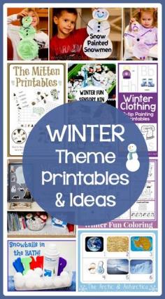 
                    
                        Winter Theme Printables and Ideas from 1+1+1=1
                    
                