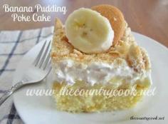 
                    
                        The Country Cook: Banana Pudding Poke Cake
                    
                