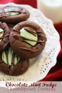 
                    
                        Chocolate Mint Fudge Thumbprint Cookies ~ For Jack
                    
                