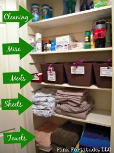 
                    
                        linen closet organization
                    
                