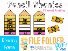 
                    
                        Phonics Game: Choose a word strip and read the word. Listen to the ending sound and find the correct pencil for your word.
                    
                