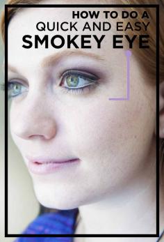 
                    
                        How To Do A Very Straightforward Smokey Eye
                    
                