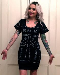 
                    
                        Black Cuts of Meat Dress MADE TO ORDER by imyourpresent on Etsy
                    
                
