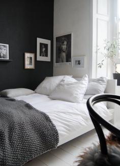 
                    
                        black and white bedroom
                    
                