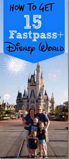 How to get MORE Fastpass+ at Disney (like 15+) #disney #magickingdom #disneyvacations  #passportertip