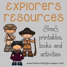 
                    
                        Winter is great time for kids to learn about different explorers. Use these {free} printables, books and activities to create a fun-filled Explorers unit and head off on your own explorations around the house! :: www.homeschoolgiv...
                    
                