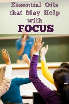 
                    
                        Essential Oils that may help with focus! Sooo many testimonies!
                    
                