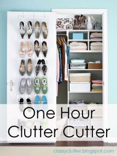 
                    
                        One hour clutter cutter! | www.classyclutter...
                    
                