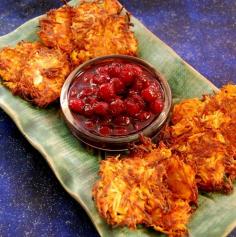 
                    
                        These Root Vegetable Latkes are savory, sweet and oh so crispy! From It's Not Easy Eating Green.
                    
                