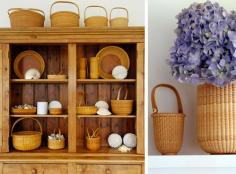 
                    
                        Baskets. Interior Designer: Lynn Morgan.
                    
                