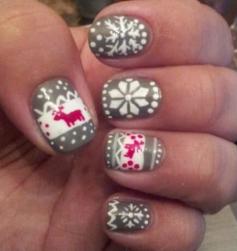 
                    
                        non-ugly sweater party nails #nails #Christmas
                    
                
