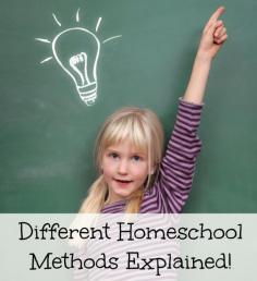 Different homeschooling methods explained!