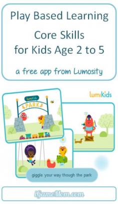 
                    
                        Free app designed for toddler and preschoolers from Lumosity -- play-based learning for kids core skills #kidsApps
                    
                