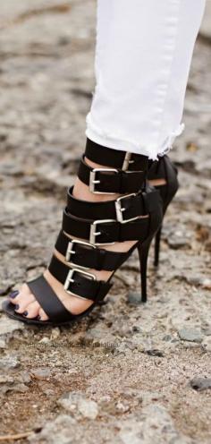 
                    
                        Black Buckle Heels ~ 20 Trendy Shoe Styles On The Street For 2014 - Style Estate -
                    
                