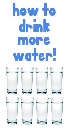 Among tips to drink more water daily: Don’t allow yourself a diet soda until you’ve had two to four glasses of water. #healthDE Eventually you will find that you won’t crave the soda as much. http://www.onegoodthingbyjillee.com/2013/01/23-tips-for-drinking-more-water-each-day.html