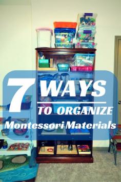 
                    
                        Organizing Montessori materials in your homeschool
                    
                