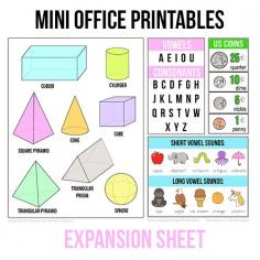 
                    
                        Free Mini Office Printables and Charts. Create a Mini Office Folder for simple daily review
                    
                