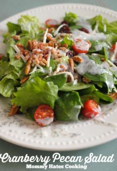 
                    
                        Cranberry Pecan Salad I Mommy Hates Cooking
                    
                