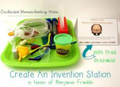 
                    
                        Celebrate creativity and inventions with a hands-on learning activity themed to Benjamin Franklin.
                    
                