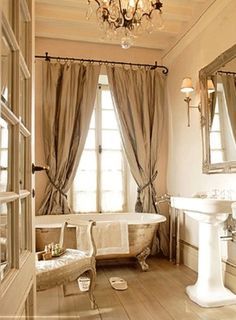 FRENCH COUNTRY BATH | 15 Charming French Country Bathroom Ideas