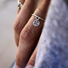 
                    
                        Cutest little dangly ring by Ashley Weber Designs (via Instagram). Would love me one of these little pretties!
                    
                