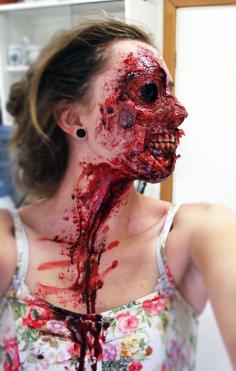 
                    
                        Best+Zombie+Makeup | Zombie Girl Dominates Perth Comic Con with Her Face Rotting Make-Up ...
                    
                