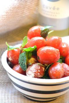
                    
                        Sweet Mint Cherry Tomatoes #glutenfree
                    
                