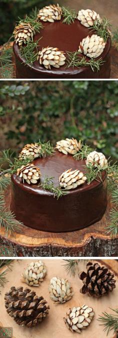 
                    
                        #DIY chocolate pine cones
                    
                