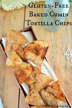 
                    
                        Gluten-Free Baked Cumin Tortilla Chips #glutenfree
                    
                