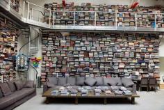 Karl Lagerfeld’s home library. #KarlLagerfeld #Library #HomeLibrary #PrivateLibrary #Bookshelf #Bookcase #Books #Home #Architecture #Interior