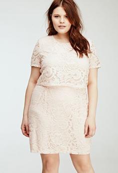 
                    
                        Floral Lace Layered Dress | FOREVER21 PLUS - this kinda makes me think of something Lana Del Rey would wear or at least what I could wear to see her
                    
                