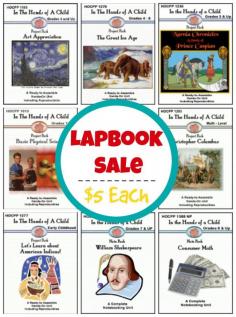 
                    
                        In the Hands of a Child Lapbook Sale - $5 Each!
                    
                