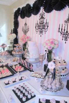 Vintage Parisian Bridal/Wedding Shower Party Ideas | Photo 5 of 26 | Catch My Party