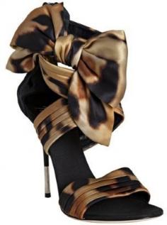 Stunning Women Shoes, Shoes Addict, Beautiful High Heels  ShopStyle: Giuseppe Zanotti leopard print satin bow detail heeled sandals