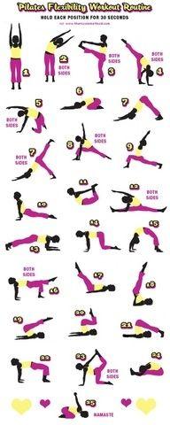 
                    
                        Bikini Fit pilates workout schedule... need a flat stomach
                    
                