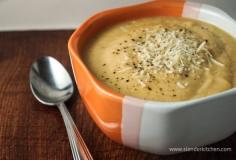 
                    
                        Slow Cooker Cheesy Cauliflower Soup
                    
                