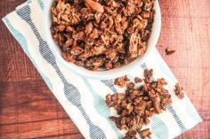 
                    
                        Honey Almond Granola lightened up for just 200 calories and 6 PointsPlus for 2/3 cup
                    
                