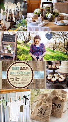 country rustic baby shower | BLOG POST: Get Country Chic with a Rustic Baby Shower