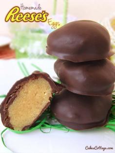 Homemade Reese's Easter Eggs