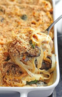 
                    
                        This Turkey Tetrazzini is a delicious way to use leftover turkey. This easy pasta casserole is made with turkey, mushrooms, broccoli, parmesan and other savory ingredients.
                    
                