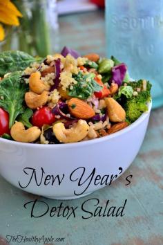 
                    
                        New Year’s Detox Salad #vegan #glutenfree #detox
                    
                
