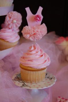 cutest cupcakes Ballet birthday party theme