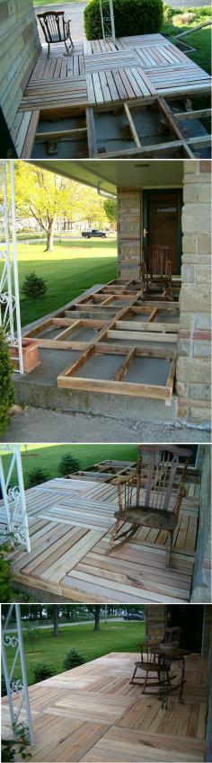 diy back deck?