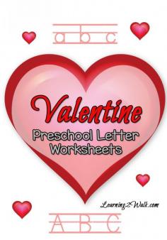 
                    
                        Valentine Preschool Letter Worksheets
                    
                