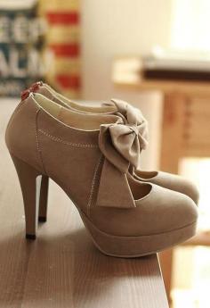 Shoes #bow #Cute